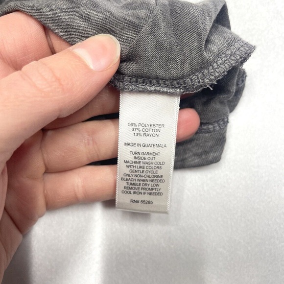 Express Shirt Womens Small Gray Muscle Tank Top Sleeveless Burnout Tee Ladies - Picture 6 of 6